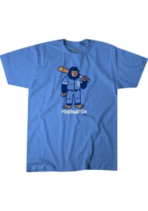 Vinnie Pasquantino Kansas City Royals Light Blue Pasquatch Cartoon Short Sleeve Fashion Player T S..