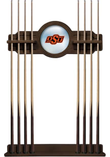 Oklahoma State Cowboys Solid Wood Cue Rack Pool Table
