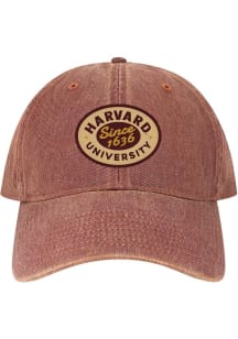 Legacy Harvard Crimson Felt Patch Old Favorite Adjustable Hat - Crimson