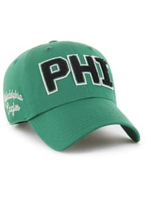 47 Philadelphia Eagles Kelly Green Zoey Clean up Womens Adjustable Hat