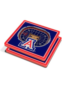 Arizona Wildcats 3D Stadium Coaster - Blue