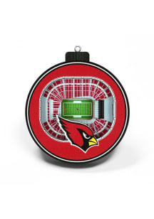 Arizona Cardinals 3D Stadium Ornament - Red