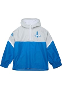 Mitchell and Ness Detroit Lions Mens Blue Tie B Pullover Jackets