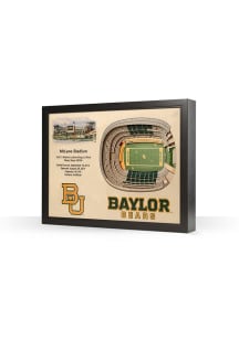 Baylor Bears 3D Stadium View Wall Art - Green