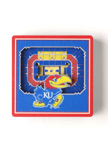 Kansas Jayhawks 3D Stadium View Magnet