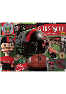 Texas Tech Red Raiders Retro Puzzle