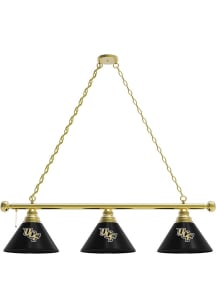 UCF Knights 3 Shade Gold Billiard Lamp