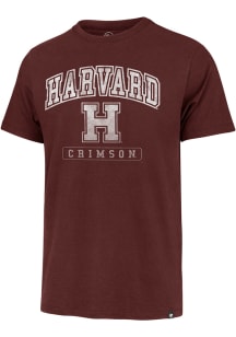 47 Harvard Crimson Maroon Franklin Tee Short Sleeve Fashion T Shirt