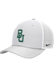 Nike Baylor Bears Baylor Whiteout Trucker Adjustable Hat - White