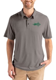 Cutter and Buck Seattle Seahawks Mens Graphite NFL Rivalries Coastline Eco Short Sleeve Polo