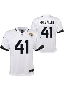 Josh Hines-Allen Jacksonville Jaguars Youth White Nike Away Replica Football Jersey