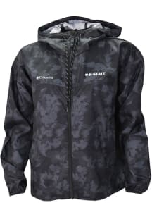 Columbia K-State Wildcats Womens Black Heat Seal Flash Challenger Light Weight Jacket