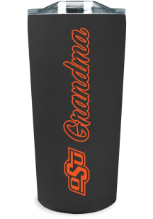 Oklahoma State Cowboys 18oz Grandma Soft Touch Stainless Steel Tumbler - Black