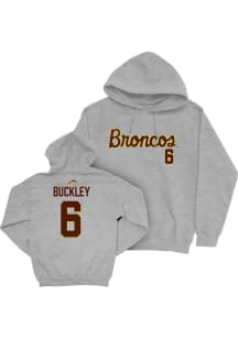 Jalen Buckley Western Michigan Broncos Mens Grey NIL Script Player Hood