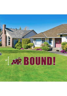 Minnesota Golden Gophers Large Bound Yard Sign - Maroon