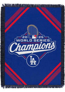 Los Angeles Dodgers 2025 World Series Champions Woven Tapestry Blanket