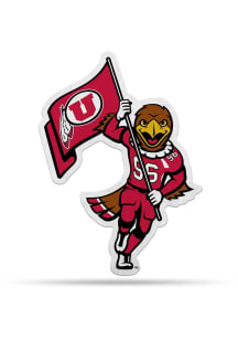 Utah Utes Mascot Sport Shape Pennant - Red