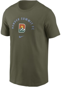 Nike Denver Summit FC Olive Cotton Short Sleeve T Shirt