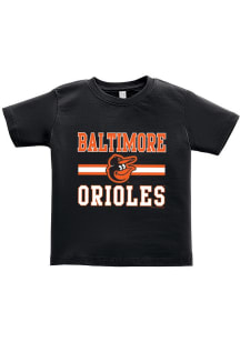 Baltimore Orioles Toddler Black Home Team Short Sleeve T-Shirt