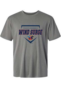 Summit Sportswear Wichita Wind Surge Graphite Homeplate Short Sleeve T Shirt