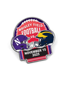 Northwestern Wildcats Souvenir vs Michigan Game Day Pin - Purple