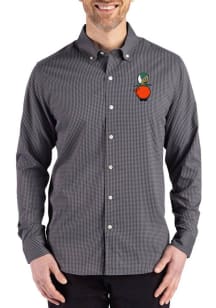 Cutter and Buck UCF Knights Mens Black Vault Skyline Long Sleeve Dress Shirt