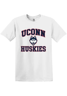 Summit Sportswear UConn Huskies Womens White No 1 Neutral Short Sleeve T-Shirt
