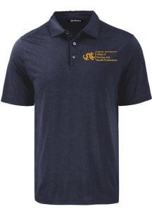 Cutter and Buck Drexel Dragons Mens Navy Blue Coastline Short Sleeve Polo