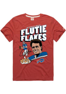 Doug Flutie Buffalo Bills Red Flutie Flakes Short Sleeve Fashion Player T Shirt