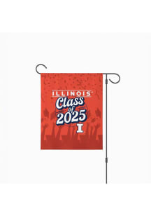 Illinois Fighting Illini Class of 2025 12x17 Garden Flag - Orange