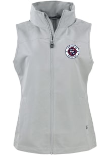 Cutter and Buck New England Revolution Womens Grey Charter Vest