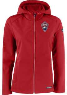 Cutter and Buck Colorado Rapids Womens Red Evoke Light Weight Jacket