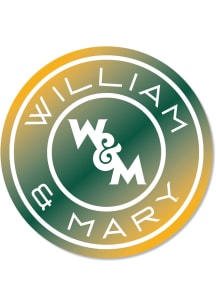 William & Mary Tribe 6 inch Gradient Circle Magnet