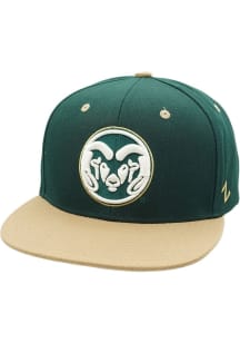 Zephyr Colorado State Rams Green 2T Z11 Mens Snapback Hat