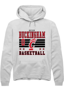 Bryson Buckingham Cincinnati Bearcats Mens White NIL Striped Player Hood
