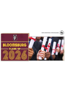 Bloomsburg University Huskies Class of 2026 Floating Picture Frame - Maroon