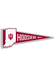 Indiana Hoosiers 3D Sign - Crimson