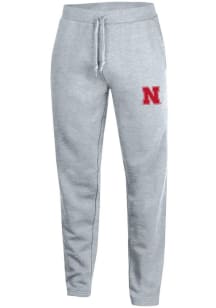 Gear for Sports Nebraska Cornhuskers Mens Grey Big Cotton Slim Sweatpants