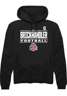 Eli Brickhandler Ohio State Buckeyes Mens Black Football NIL Stacked Box Player Hood