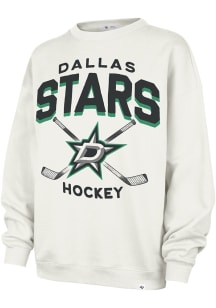 47 Dallas Stars Womens White Oversized Crew Sweatshirt
