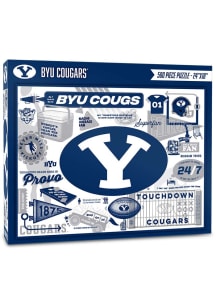 BYU Cougars Scrapbook Puzzle