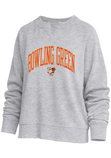 Bowling Green Falcons Womens Ash Willow Crew Sweatshirt