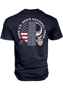 Blue 84 USMNT Navy Blue Roster Short Sleeve T Shirt