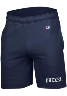 Champion Drexel Dragons Mens Navy Blue Powerblend Shorts