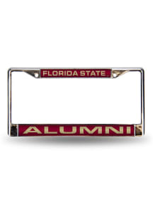 Florida State Seminoles Alumni Chrome License Plate Frame - Red