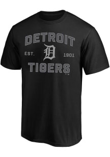 Detroit Tigers Mens Black Heart and Soul Big and Tall T-Shirt