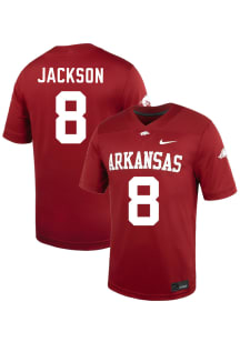 Phoenix Jackson  Nike Arkansas Razorbacks Cardinal Red NIL Name And Number Football Jersey