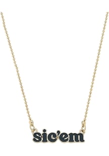 Baylor Bears Enamel Slogan Necklace