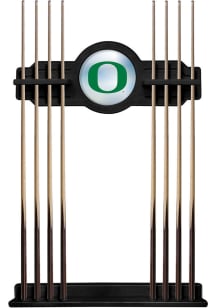 Oregon Ducks Solid Wood Cue Rack Pool Table