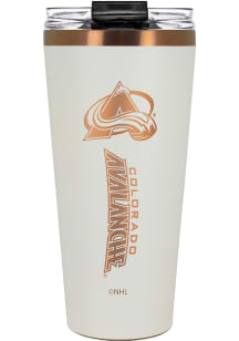 Colorado Avalanche 32oz Big Slim Stainless Steel Tumbler - White